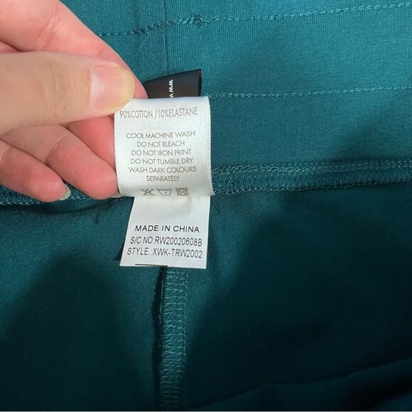 Ryderwear Womens Teal Drawstring Waist Leggings M - Picture 8 of 9